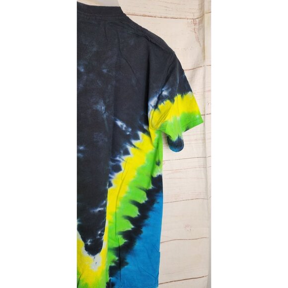 Gildan Ultra Cotton Medium Crew Neck Grateful Dead Skeleton Graphics Tie Dye Sho - Picture 10 of 16